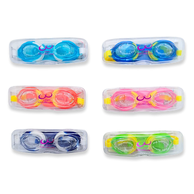 Swimming goggles kids, Blue, medium