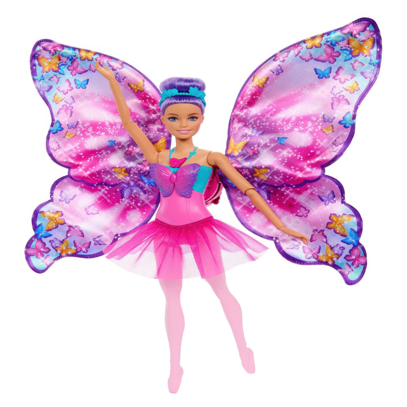 Product image: Barbie dance and flutter interactive butterfly doll, , medium-null