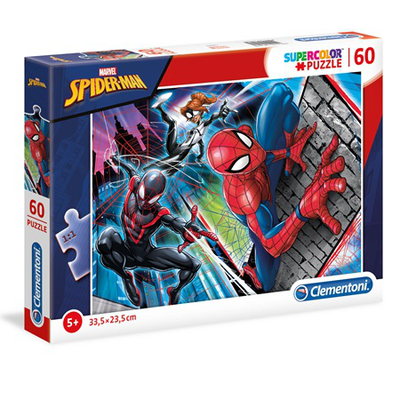 As clementoni kids puzzle super color spiderman 60 pcs 5y+ 26048, , medium