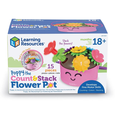 Poppy the count and stack flower pot, , medium