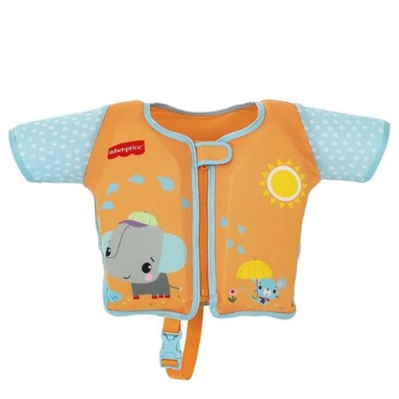 Bestway fisher price swim vest with sleeves s/m  bw93564, , medium-null