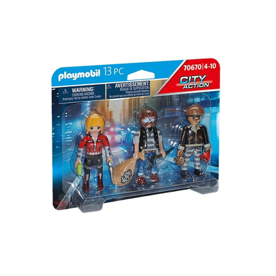Playmobil 70670 city action - thief figure set, , medium
