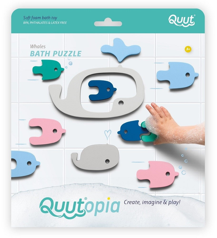 Product image: Quut quutopia whale puzzle bath game, , medium-null