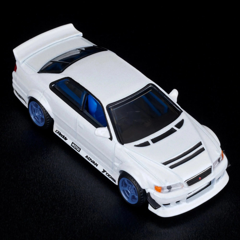 Hot wheels elite 64 1996 toyota chaser jzx100 &ndash; pearlescent white hgW10 die-cast model, , medium-null