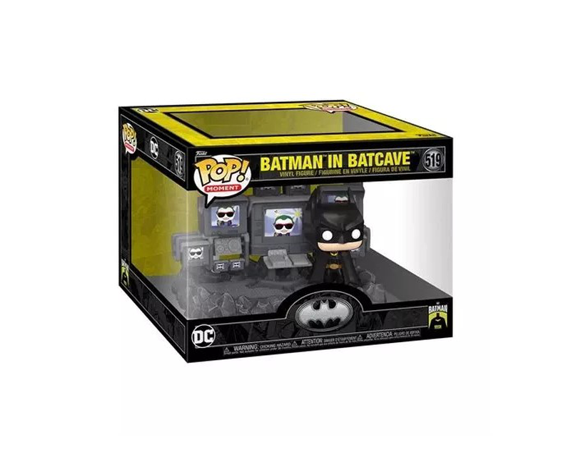 Pop funko! Disney moments: batman 85th anniversary batman in batcave figure, , medium-null