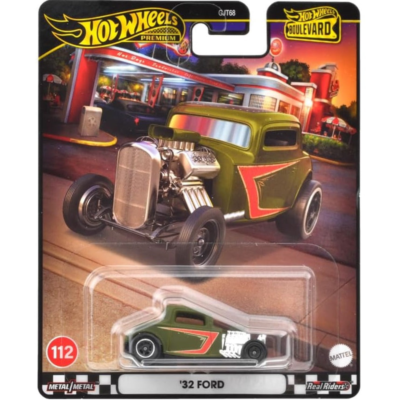 Hot wheels '32 ford – premium boulevard #112 jfm94 1/64 die-cast model, , medium image number null