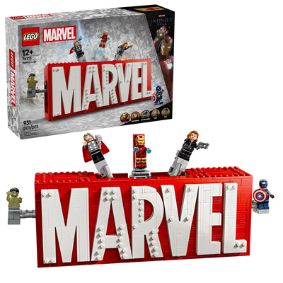 Lego 76313 marvel logo & minifigures, , medium