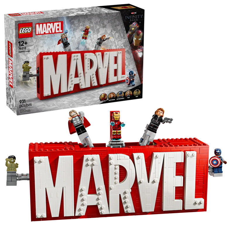 Product image: Lego 76313 marvel logo & minifigures, , medium-null