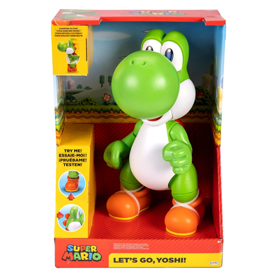 Yoshi lets go super mario bros interactive figure 36cm