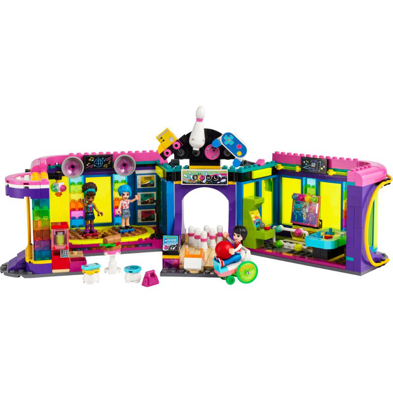 Lego friends roller disco arcade 41708 for ages 7+, , medium-null