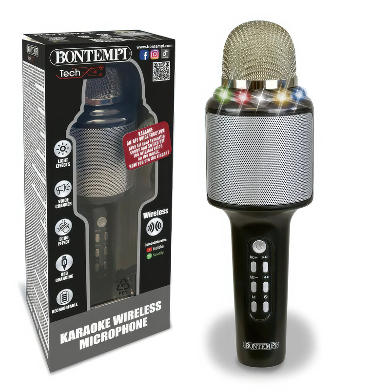 Bontempi karaoke wireless microphone, , medium-null