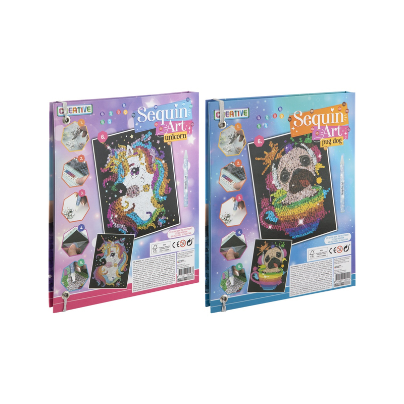 Creative set sequins art, , medium-null