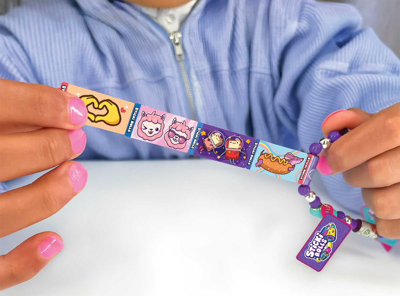 Sticki rolls wristband with stickers single pack, , medium-null