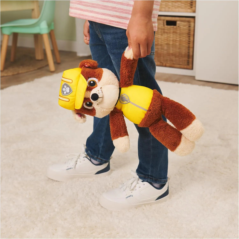 Paw patrol rubble soft toy 33cm, , medium-null
