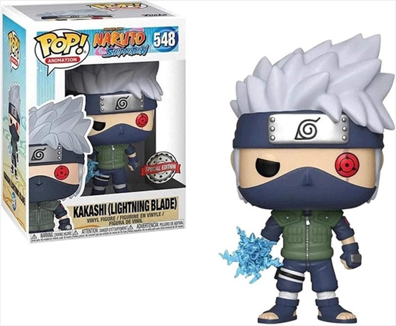 Funko pop! Animation: naruto shippuden - kakashi lightning blade special edition #548 vinyl figure, , medium-null