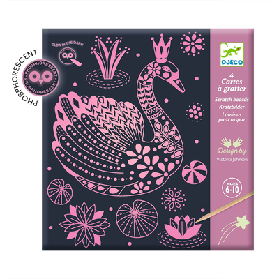 Djeco art and craft small gifts for older ones - scratch cards wonderful world, , medium