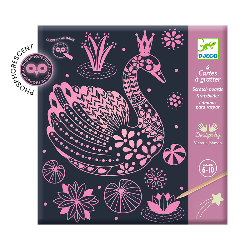 Djeco art and craft small gifts for older ones - scratch cards wonderful world, , medium-null