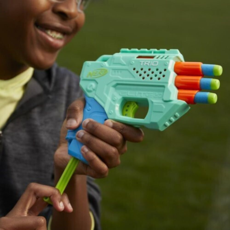 Nerf elite 2.0 εκτοξευτής σετ μάχης τριπλή δύναμη με 3 εκτοξευτές & 20 βέλη για απόλυτη δράση!, , medium-null