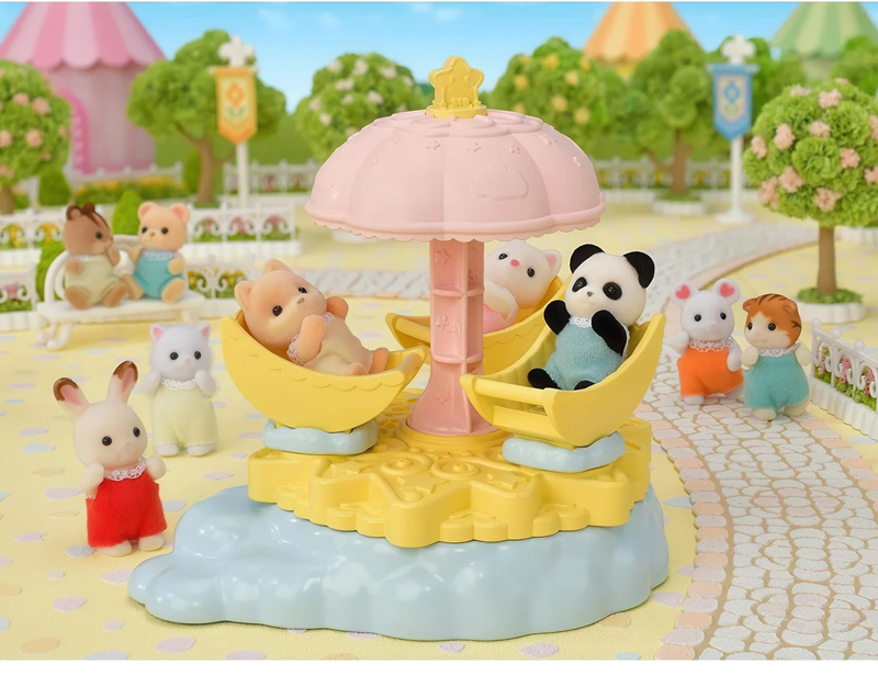 Sylvanian families baby star carousel, , medium image number null
