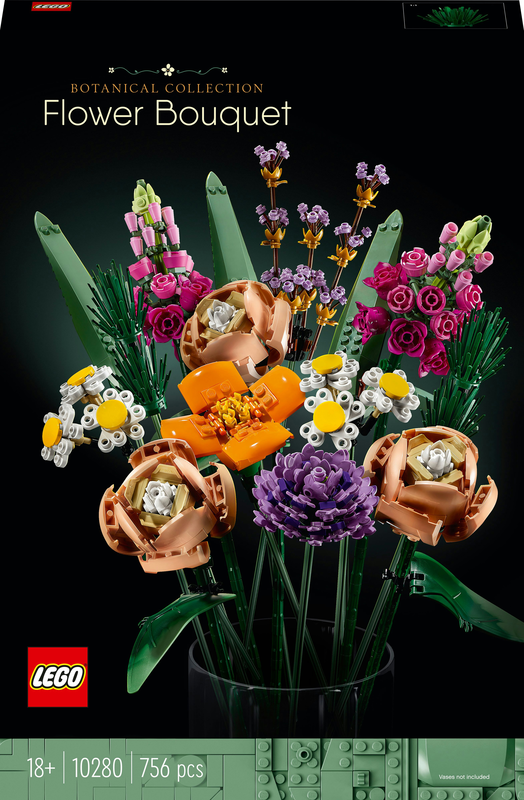Lego flower bouquet 10280 for ages 18+ 756pcs, , medium-null