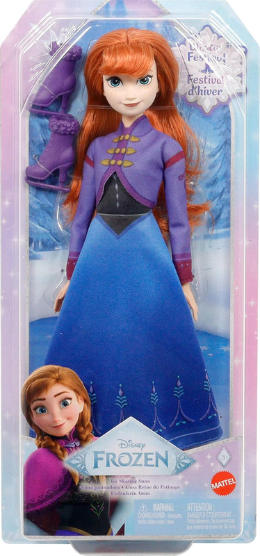 Disney frozen icy ice skating anna doll, , medium image number null