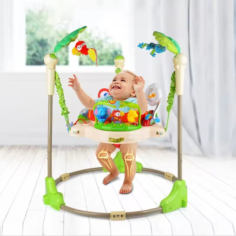 Product image: Baby jumper – βρεφικό τραμπολίνο ζωολογικός κήπος: ασφαλές και διασκεδαστικό παιχνίδι για την σωστή ανάπτυξη του μωρού σας, , medium-null