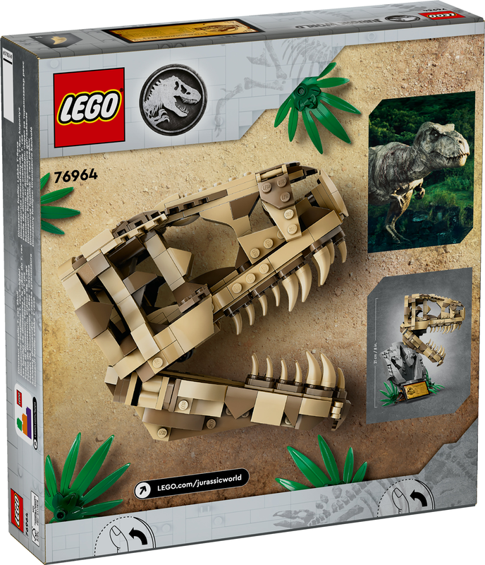Lego jurassic world dinosaur fossils t. Rex skull 76964 for ages 9+ 577pcs, , medium-null