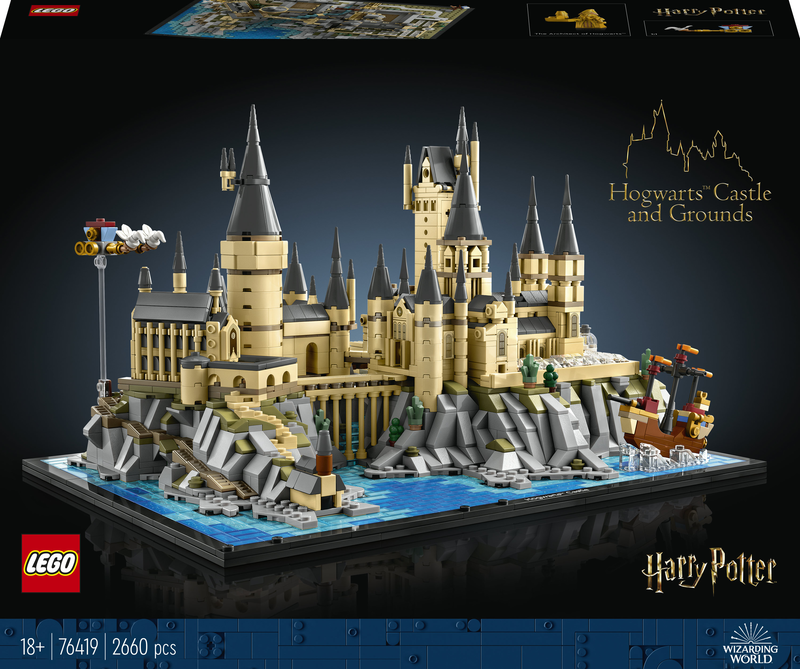 Lego harry potter hogwarts castle and grounds 76419 for ages 18+ 2660pcs, , medium-null