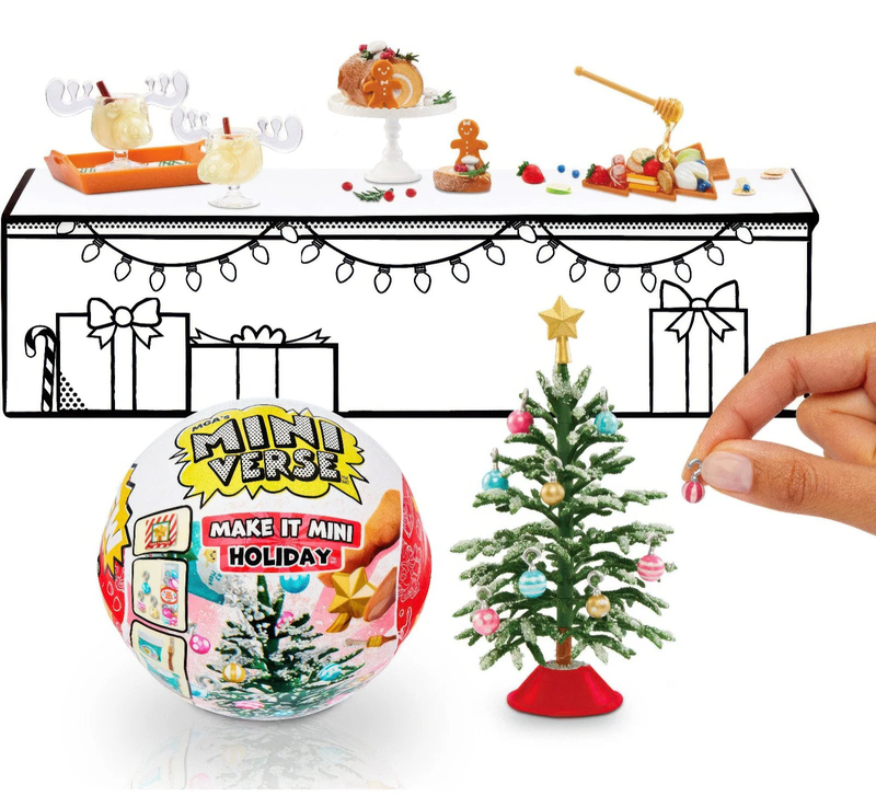 Mga's miniverse make it mini holiday movie surprise capsule - assorted, , medium image number null
