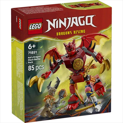 Lego 71851 ninjago - kais dragon mech battle pack, , medium