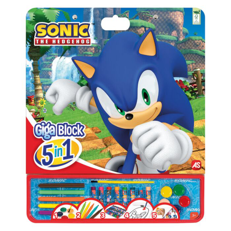 As art giga block sonic the hedgehog (5 in 1) 3y+, , medium-null