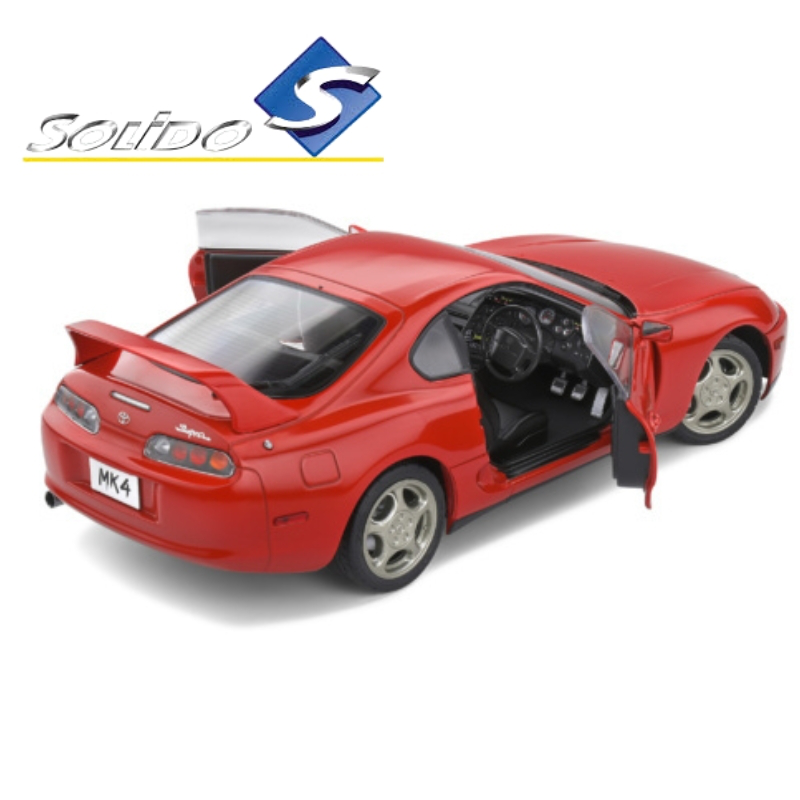 Solido - 1/18 - toyota - supra mkiv a80 coupe 1993 - red, , medium-null