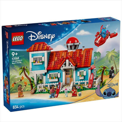 Lego 43268 disney - lilo and stitch beach house, , medium