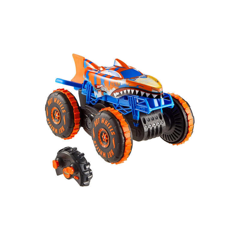 Hot wheels monster trucks tiger shark climber rc, , medium-null