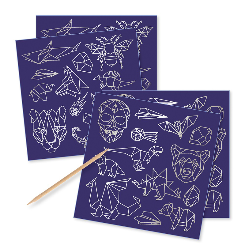 Product image: Djeco small gifts for older ones - scratch cards iron, , medium-null