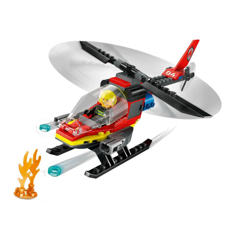 Lego city fire rescue helicopter 60411 &gamma;&iota;&alpha; &eta;&lambda;&iota;&kappa;ί&epsilon;&sigmaf; 4+, , medium-null