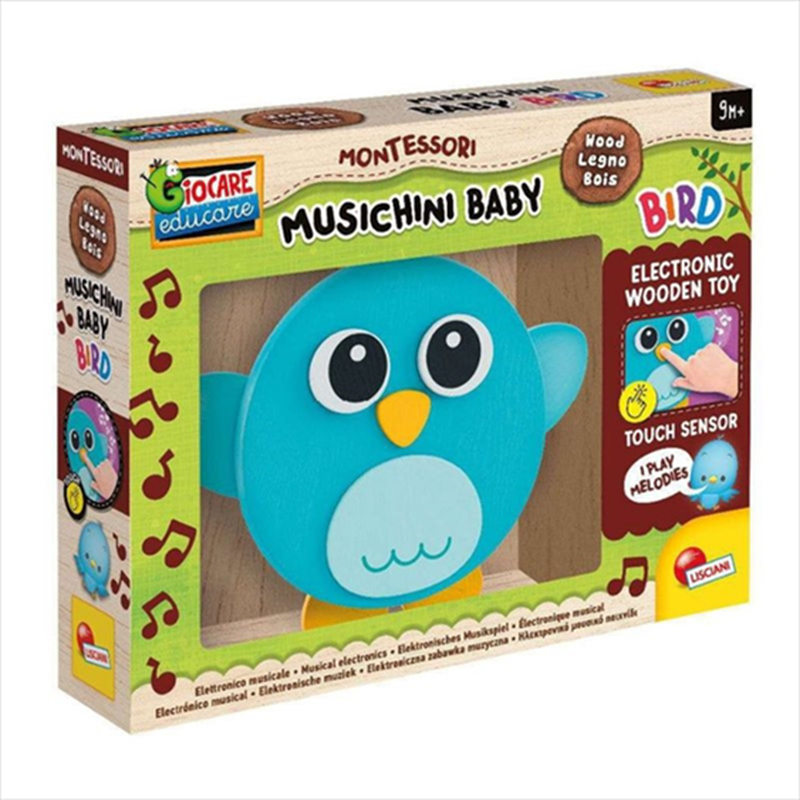 Lisciani montessori wood musichini bird 105434, , medium-null
