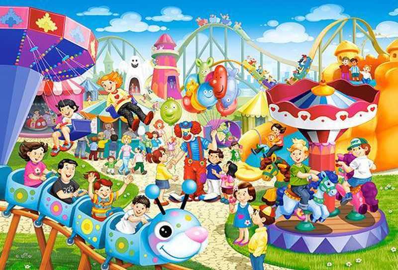 Castorland 40 piece jigsaw puzzle - amusement park, , medium image number null