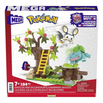 Mega blocks pokemon emolga and bulbasaur charming woods, , medium