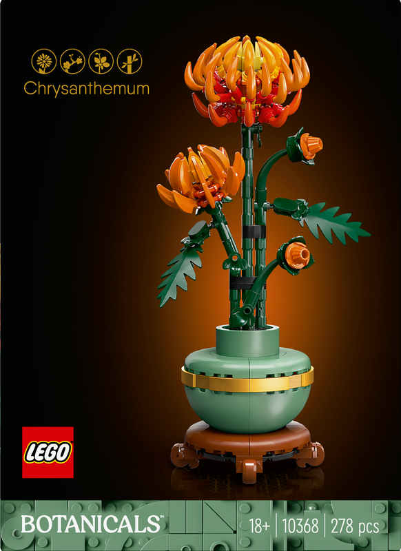 Lego icons chrysanthemum 10368 for ages 18+ 278pcs, , medium-null