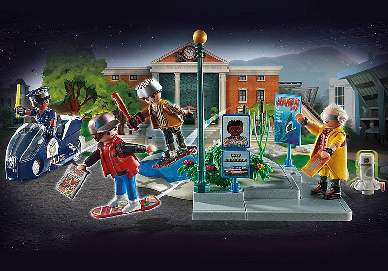 Product image: Playmobil 70634 back to the future part II hoverboard chase, , medium-null