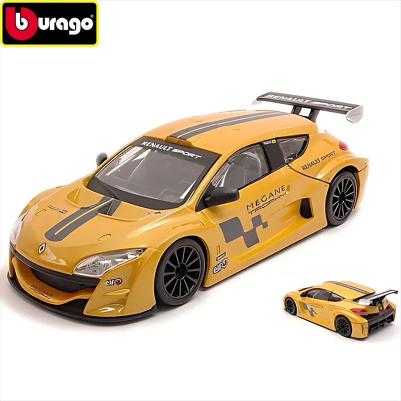 Bburago 1/24 renault megane trophy, yellow-gold, , medium-null