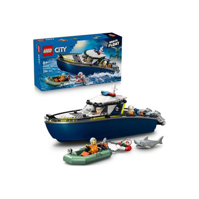 Lego city police boat chase, , medium