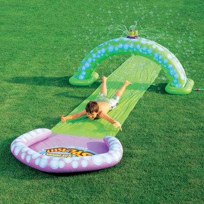 Bestway&trade; water &pi;&iota;&sigma;ί&nu;&alpha; race rider slide 16ft &mu;&epsilon; &epsilon;&kappa;&tau;&omicron;&xi;&epsilon;&upsilon;&tau;ή&rho;&alpha; &phi;&upsilon;&sigma;&alpha;&lambda;ί&delta;&omega;&nu;, , medium