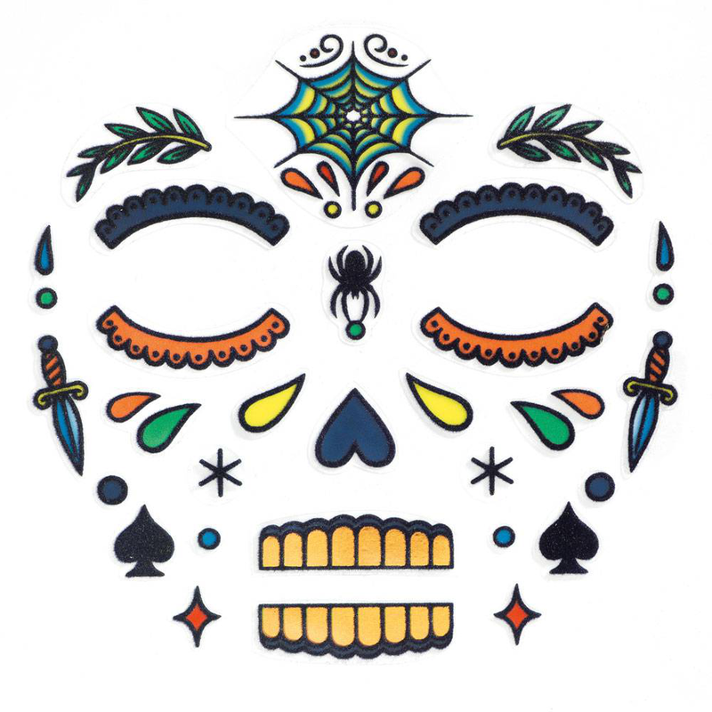 Djeco face stickers skull, , medium-null