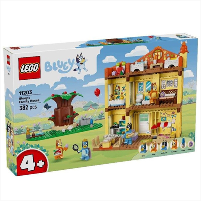 Lego bluey&rsquo;s family house 11203 &gamma;&iota;&alpha; &eta;&lambda;&iota;&kappa;ί&epsilon;&sigmaf; 4+ 382&tau;&mu;&chi;, , medium-null