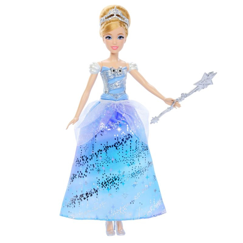 Disney princess - cinderella doll with magic wand jbf94, , medium-null