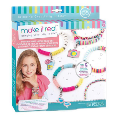 Make it real summer vibes heishi bead set 1317, , medium