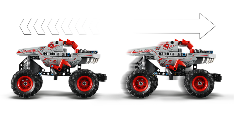 Lego technic 42200 monster jam thunderroarus pull-back, , medium-null