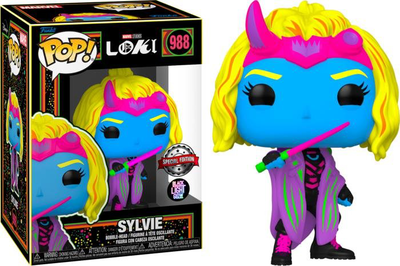 Pop funko! Marvel studios: loki sylvie black light special edition figure, , medium